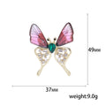 Alloy Butterfly Brooch For Suit Lapel And Clothing Decoration view 5