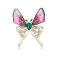 Alloy Butterfly Brooch For Suit Lapel And Clothing Decoration view 1