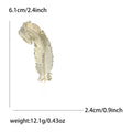 Alloy Rhinestone Feather Brooch Pin For Cardigans And Sweaters view 4