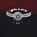 Creative Round Bezel Zircon Women's Ring For Celebration Party Event Hand Jewelry view 5