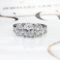 Light Luxury Oval Zircon Couple Ring For Women, Minimalist Simple Index Finger Jewelry view 3
