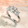 Light Luxury Oval Zircon Couple Ring For Women, Minimalist Simple Index Finger Jewelry view 1