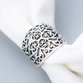 Creative Vintage Auspicious Cloud Ring For Women, Simple Ethnic Hollow Pattern Index Finger Jewelry view 2