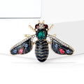 Alloy Enamel Bee Brooch For Suits Scarves And Hats view 2