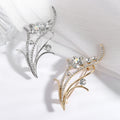 Fashion Alloy Rhinestone Brooch Pin For Versatile Apparel Decoration view 3