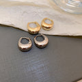 Metal U Shape English Letter Earrings Korean Minimalist Geometric Ear Cuff Fashion Jewelry view 3