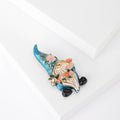 Alloy Enamel Gnome Brooch Pin For Cartoon Clothing Decoration view 3
