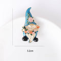 Alloy Enamel Gnome Brooch Pin For Cartoon Clothing Decoration view 5