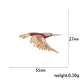 Alloy Hummingbird Brooch Pin For Simple Animal Lapel Decoration view 5