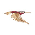 Alloy Hummingbird Brooch Pin For Simple Animal Lapel Decoration view 1