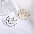Alloy At Symbol Brooch Pin For Creative Apparel Decoration view 3