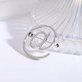 Alloy At Symbol Brooch Pin For Creative Apparel Decoration view 4
