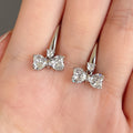 Luxury Retro Bowknot Zircon Earrings For Women, Trendy Elegant Ear Cuff Jewelry view 3