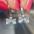 Luxury Retro Bowknot Zircon Earrings For Women, Trendy Elegant Ear Cuff Jewelry view 5