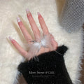Feather Butterfly Open Ring Style Minimalist Adjustable Metal Index Finger Jewelry view 3