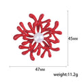 Alloy Enamel Coral Flower Brooch Pin For Coat And Sweater Accessories view 5