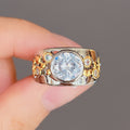 Ethnic Style Creative Hollow Zircon Ring For Women, Trendy Personalized Fashion Index Finger Ring view 2