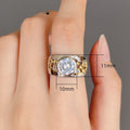 Ethnic Style Creative Hollow Zircon Ring For Women, Trendy Personalized Fashion Index Finger Ring view 5