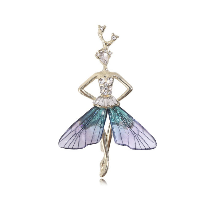 Creative Alloy Fairy Brooch For Versatile Clothing And Fashion Accessories