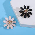 Alloy Flower Brooch Pin For Coats Suits And Secure Closure view 3