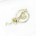 Alloy Cartoon Heart Light Bulb Brooch For Elegant Suit Lapel view 4
