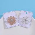 Alloy Rhinestone Flower Brooch Pin for Fashion Clothing Decoration view 4