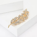 Alloy Rhinestone Wheat Brooch Pin For Women's Cardigans And Shawls view 3