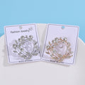 Rhinestone Alloy Wreath Brooch Pin For Sweet Fashion Decoration view 4