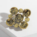 Alloy Baroque Pearl Brooch Pin For Vintage Clothing Accessories view 4