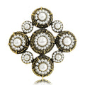 Alloy Baroque Pearl Brooch Pin For Vintage Clothing Accessories view 1
