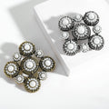 Alloy Baroque Pearl Brooch Pin For Vintage Clothing Accessories view 3
