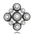 Alloy Baroque Pearl Brooch Pin For Vintage Clothing Accessories view 2