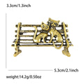 Alloy Vintage Bench Cat Brooch Pin For Suits And Shirts view 6