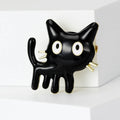 Alloy Enamel Cartoon Cat Brooch Pin For Apparel Decoration view 4