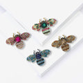 Alloy Crystal Bee Brooch Pin For Suit Hat And Lapel Decor view 2