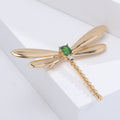 Smooth Alloy Dragonfly Brooch Pin For Coats Sweaters And Apparel view 4