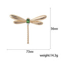 Smooth Alloy Dragonfly Brooch Pin For Coats Sweaters And Apparel view 5