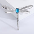 Smooth Alloy Dragonfly Brooch Pin For Coats Sweaters And Apparel view 6