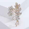 Alloy Rhinestone Bouquet Brooch For Creative Plant Clothing Accessories view 6