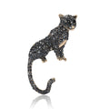 Alloy Rhinestone Leopard Brooch Pin For Men's Coats And Cardigans view 5
