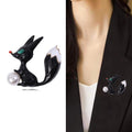 Alloy Enamel Fox Brooch Pin For Animal Fashion Apparel Decoration view 2
