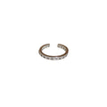 Zircon Snake Heart Double Layer Open Ring For Women view 5