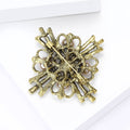 Alloy Baroque Pearl Brooch Pin For Elegant Suit Lapel view 4