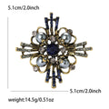 Alloy Baroque Pearl Brooch Pin For Elegant Suit Lapel view 6