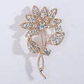 Alloy Rhinestone Flower Brooch For Sweet Fashion Jewelry Accessories view 6