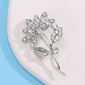 Alloy Rhinestone Flower Brooch For Sweet Fashion Jewelry Accessories view 4