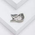 Alloy Abalone Shell Pigeon Brooch Pin For Women's Suit Decoration view 4