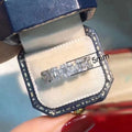 Luxury Full Zircon Row Ring For Women, Light Luxury Niche Statement Hand Jewelry view 5