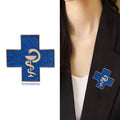 Alloy Snake Cross Cup Brooch Fashion Animal Clothing Pin view 2