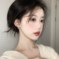 Fashion Autumn Winter Heart Stud Earrings For Women, Korean Faux Pearl Heart Earrings Jewelry view 3